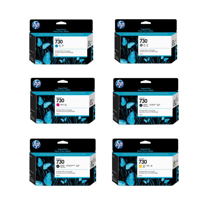 HP 730 (300ml) DesignJet Ink Cartridges