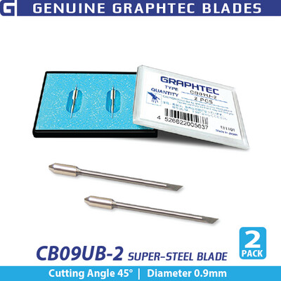 Graphtec .9mm Reflective Blade 2-pack for blue top holder