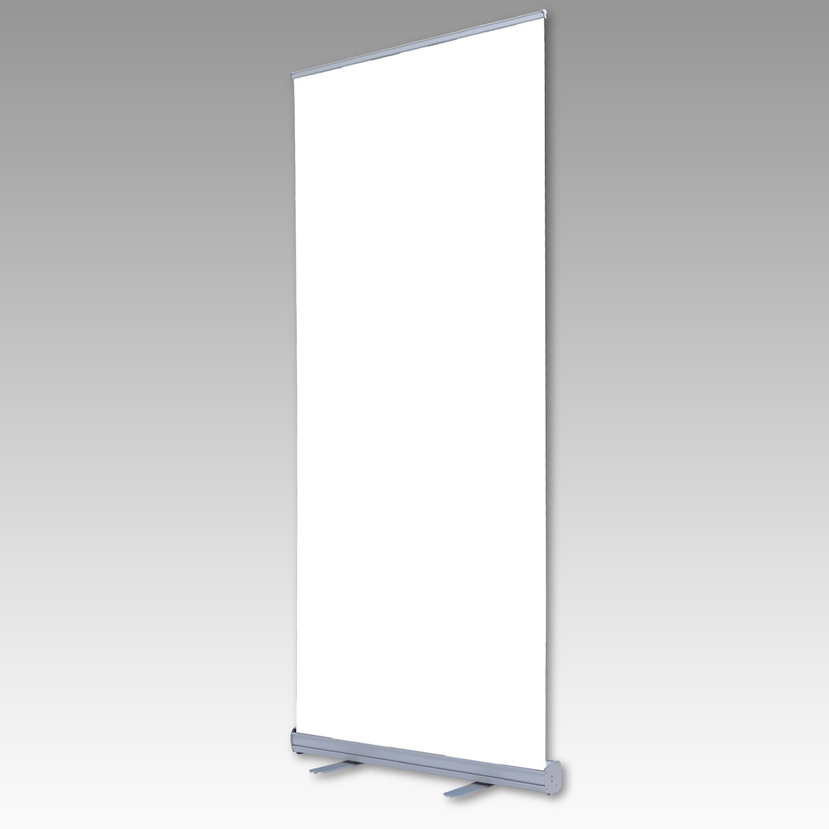 33" x 78" Retractable Standing Banner w/ Two Footed Banner Stand