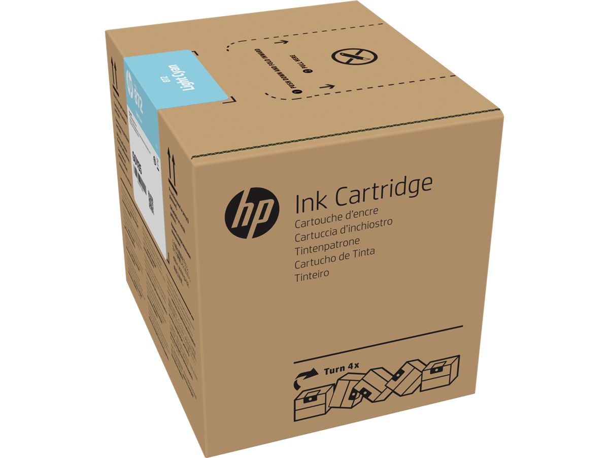 HP 872 3-liter Latex Ink, Color: Cyan