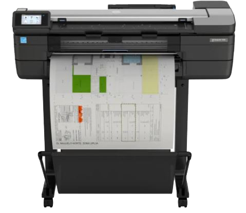 HP DesignJet T830 24" MFP Plotter Printer w/Scanner
