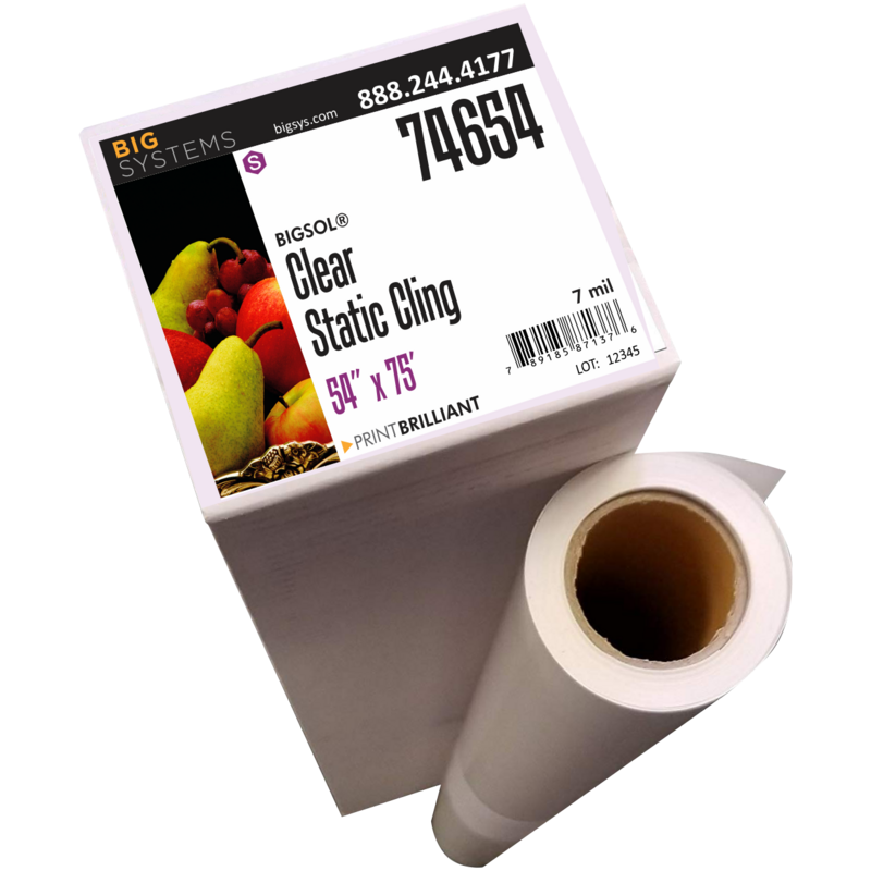 BigSol® 746 Clear Static Cling Film