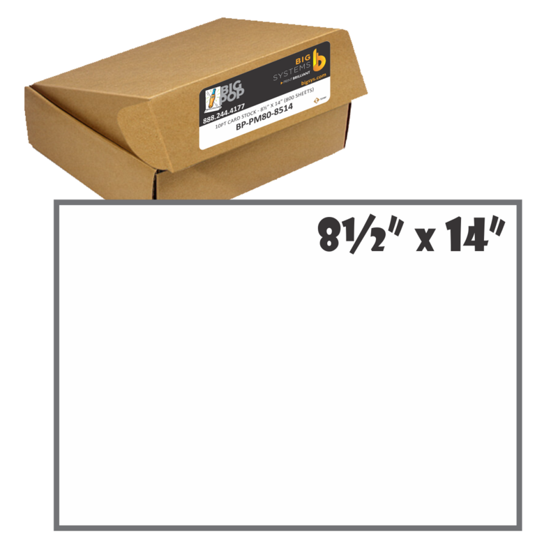 BigPOP® Card Stock (10-point) 8½" x 14"
