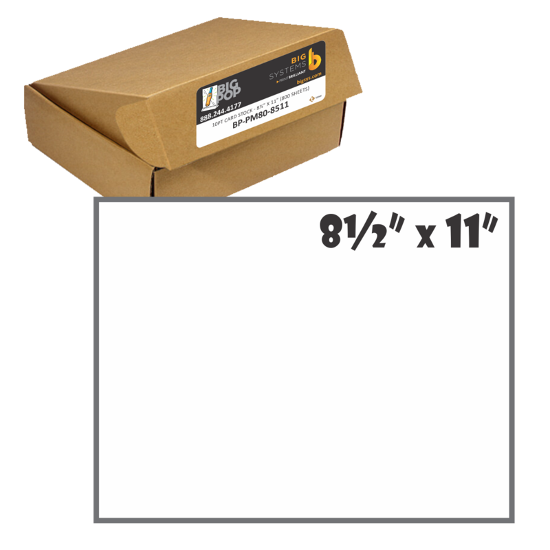 BigPOP® Card Stock (10-point) 8½" x 11"
