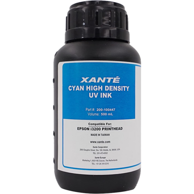 Xante X-33 VHD/UV Inks 500ml, Color: Cyan