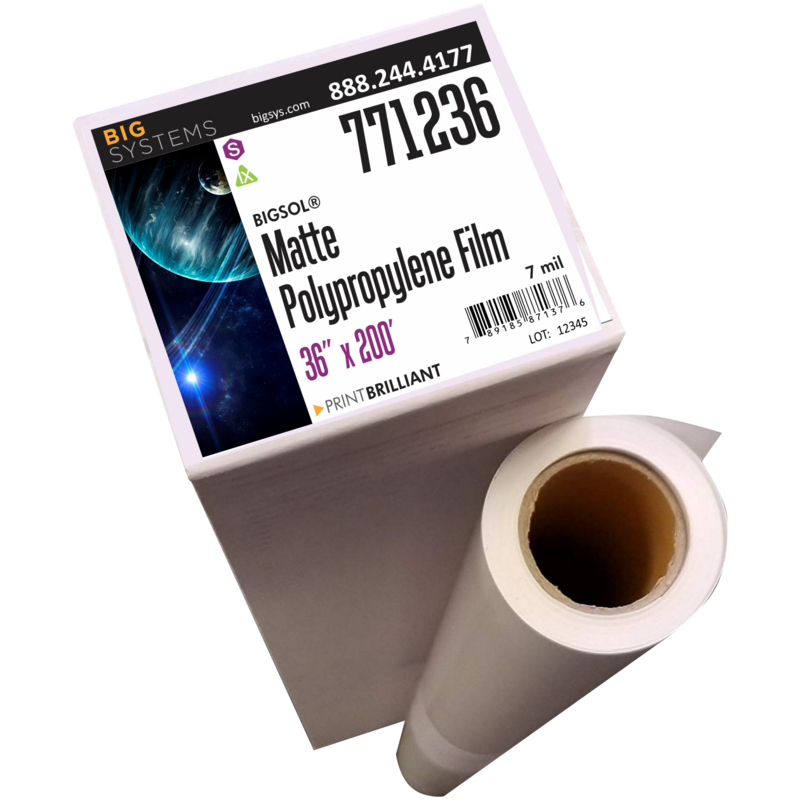 BigSol® 771 Matte Polypropylene Film