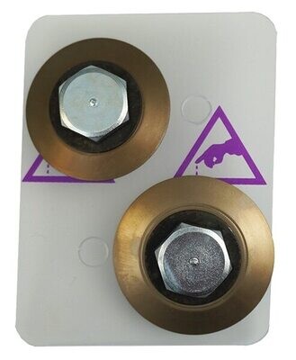 Keencut Composite/Masonite twin wheel blade set for Excalibur