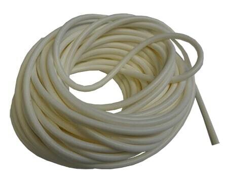 Keencut White round shape silicone cord  (x 33ft)