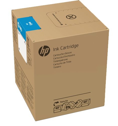 HP 883 5L Latex Ink Cartridges, Select Colors: Cyan