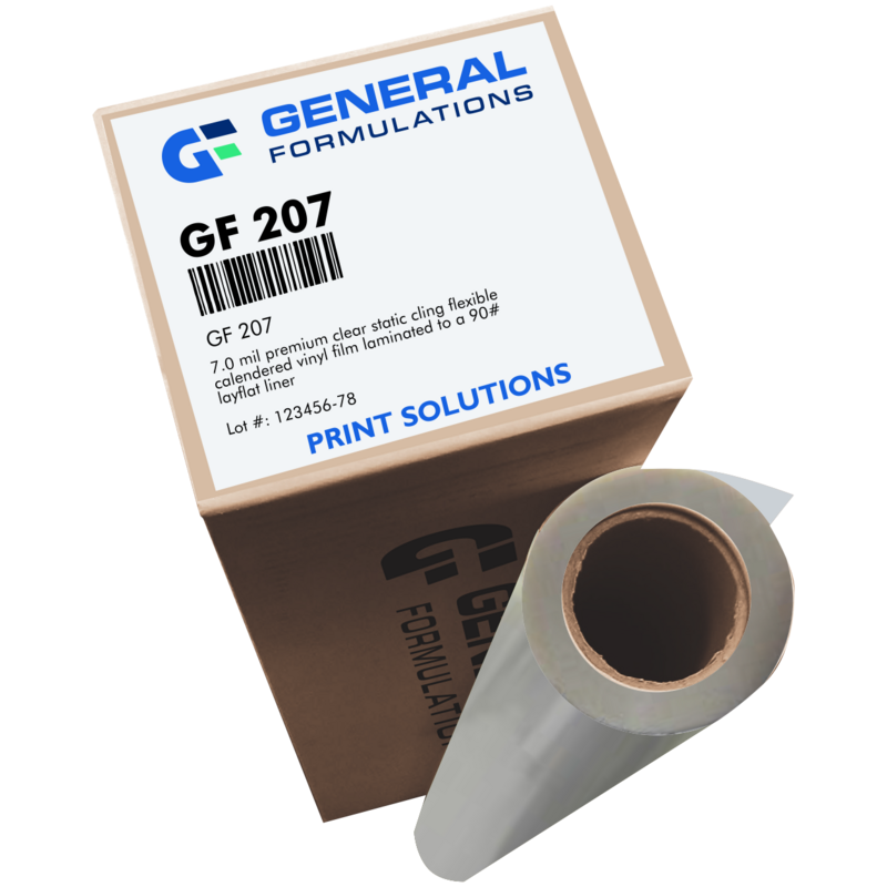 General Formulations 207 Clear Static Cling