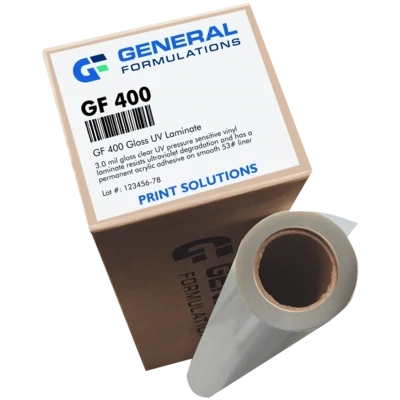 General Formulations 400 Gloss Clear UV Vinyl Laminate - Permanent