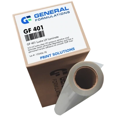 General Formulations 401 Lustre Clear UV Vinyl Laminate - Permanent