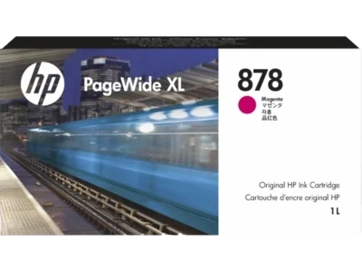 HP 878 Magenta PageWide XL Ink Cartridge - 1L