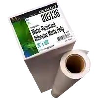 ValuJet® 203 Matte Water-Resistant Adhesive-Backed Poly