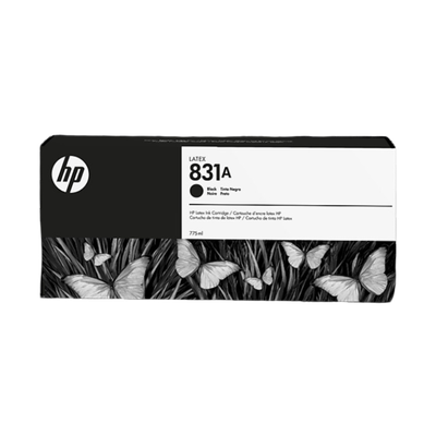 HP 831A 775ml Latex Ink, Color: Black