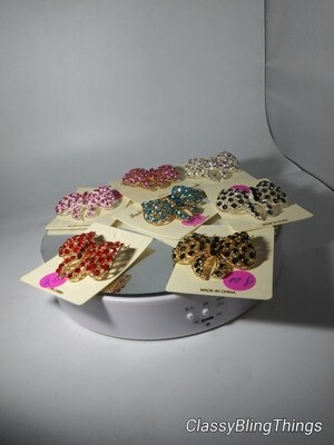 Bling Bowtie Brooches