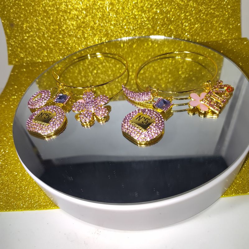 Handcrafted Gold &amp; Lavender