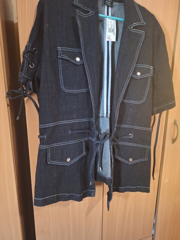 Ashley Stewart Jeans Jacjet