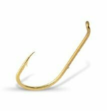 Bait-Holder Hooks, Beak Point, Double Slice on Shank – Value Packs ( 25 ) – Gold Plated
