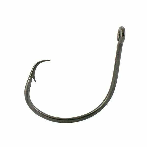 thumbnail image 2 of Gerry's Tackle GT 8276 Offset Circle Hooks – 14/0, Black Nickel, 25-Pack – Tuna Grade 2 of 5