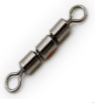 Treble Rolling Swivels (10 pcs) - Black Nickel
