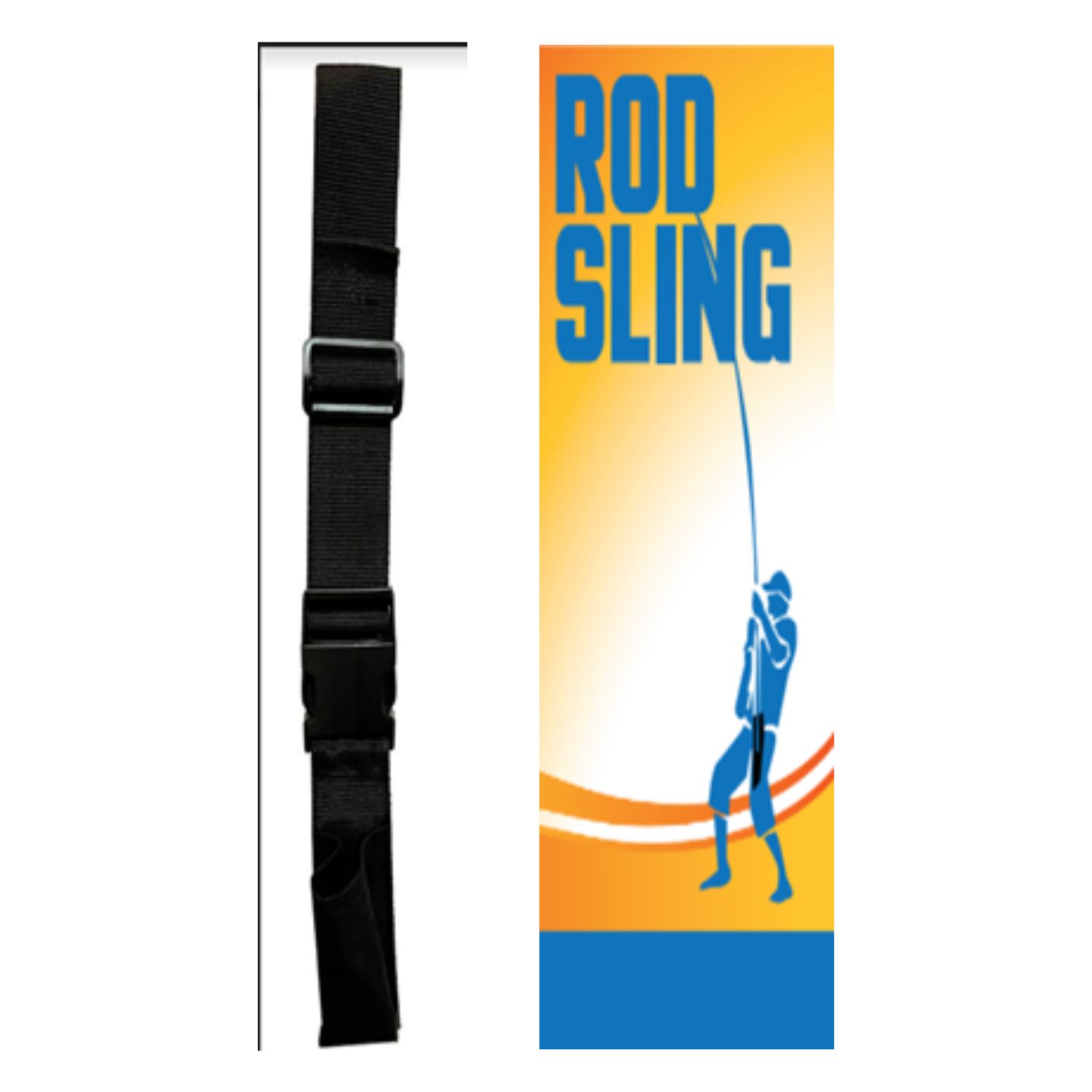 Surf Casting Rod Sling, Adjustable Length, UV Resistant, Waterproof