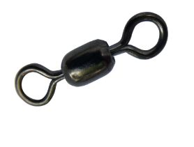 Heavy Duty Saltwater Grade, Crane Swivels with Stainless Steel Rings- Value Packs (100 pcs) - Black Heavy Duty Saltwater Grade, Crane Swivels with Stainless Steel Rings- Value Packs (100 pcs) - Black