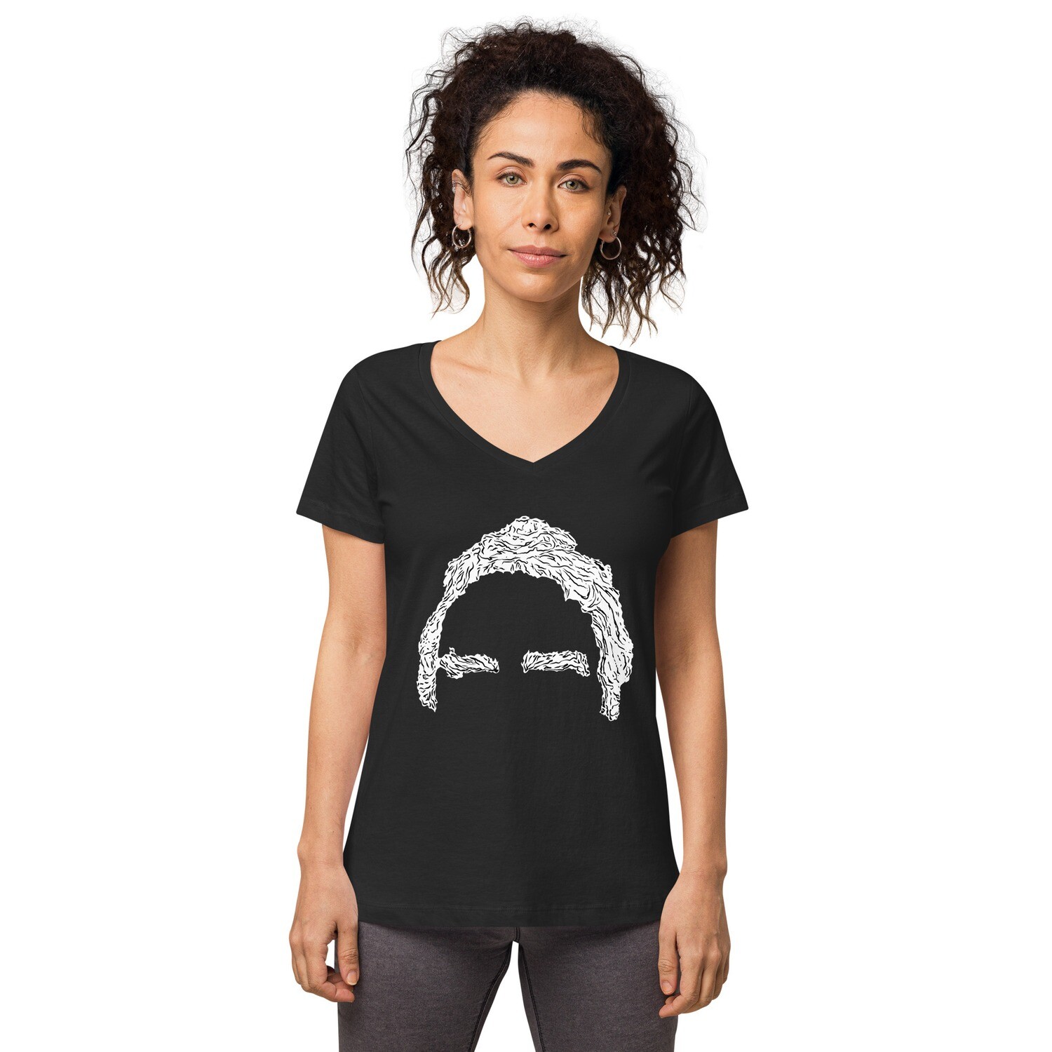 Women’s fitted v-neck t-shirt