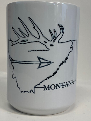 15oz Coffee Mug - Montana Elk