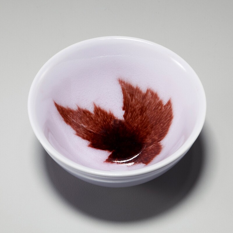 木葉 變色青瓷茶杯 70cc 鶯歌燒認證