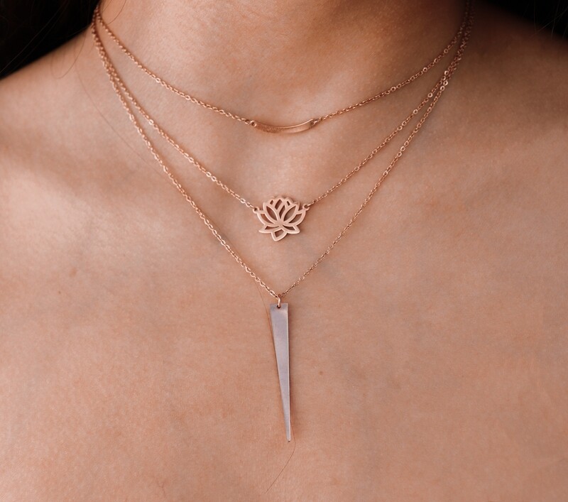 Sabrina Necklace - Rose Gold Collection