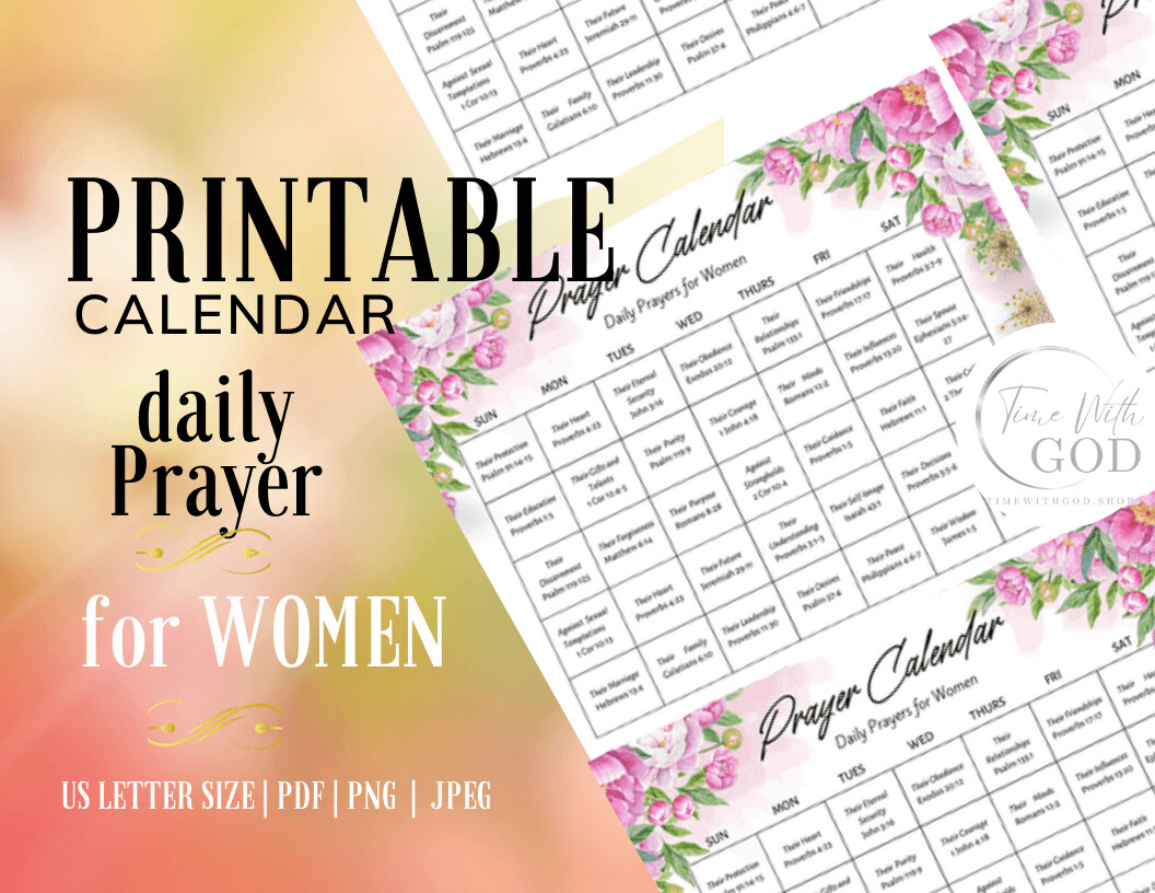 Time With God Prayer Calendar