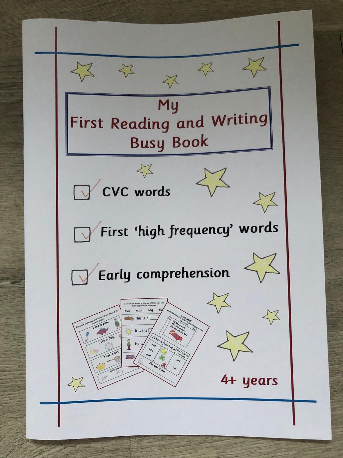 My First Reading and Writing Busy Book