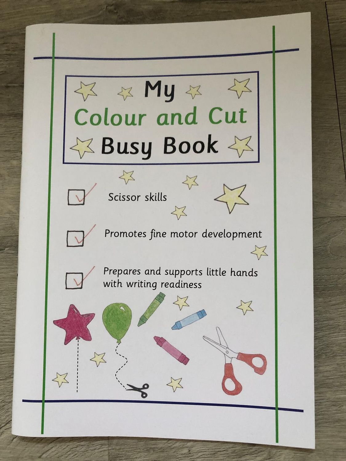 My Colour and Cut Busy Book