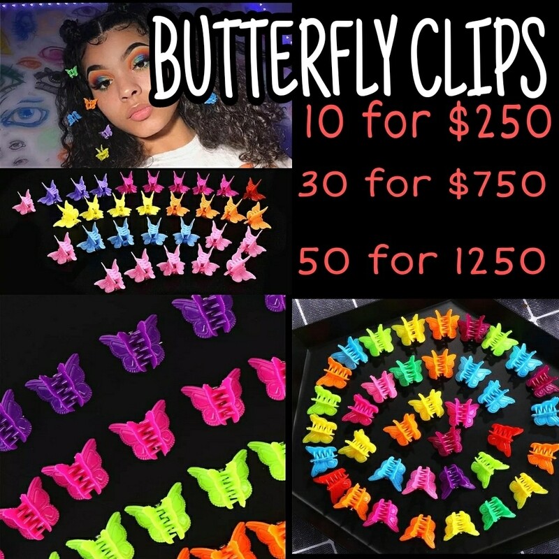 BUTTERFLY CLIPS