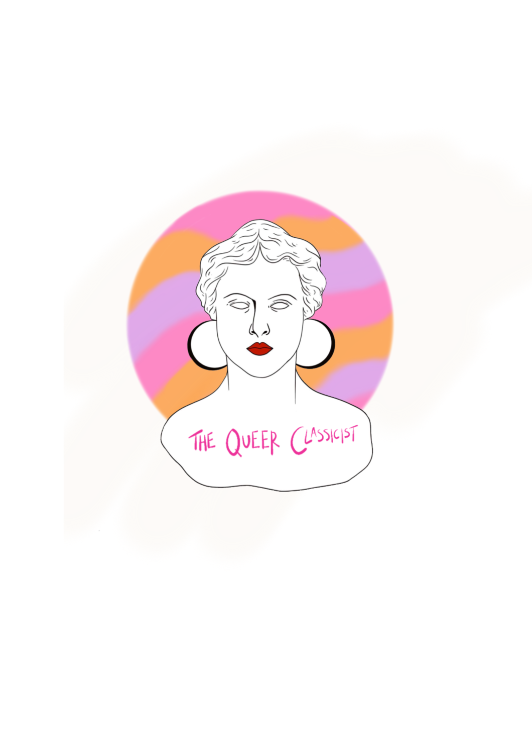 The Queer Classicist Logo Sticker