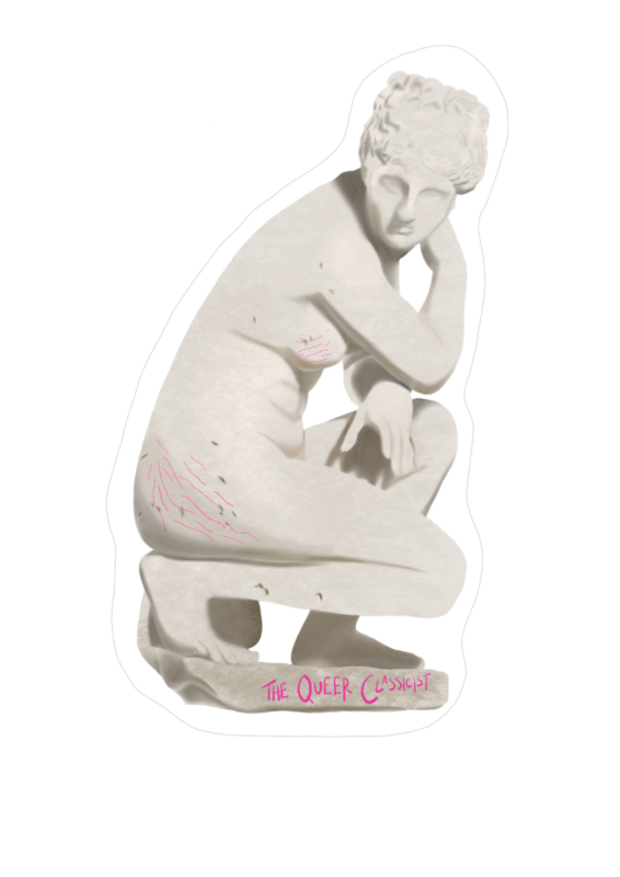 Aphrodite with Stretchmarks Sticker