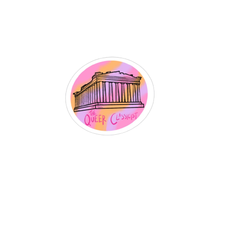 Lesbian Parthenon Sticker