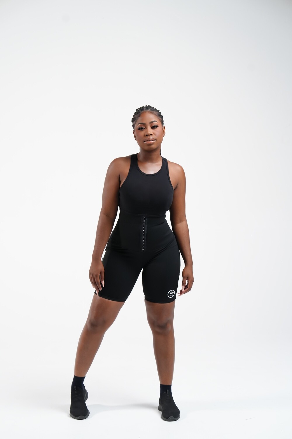 Sauna Corset Biker Shorts