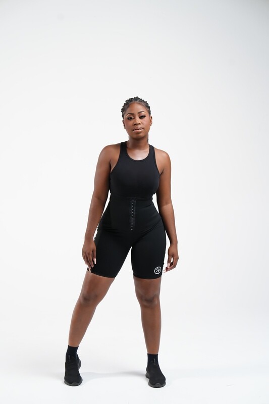 Sauna Corset Biker Shorts