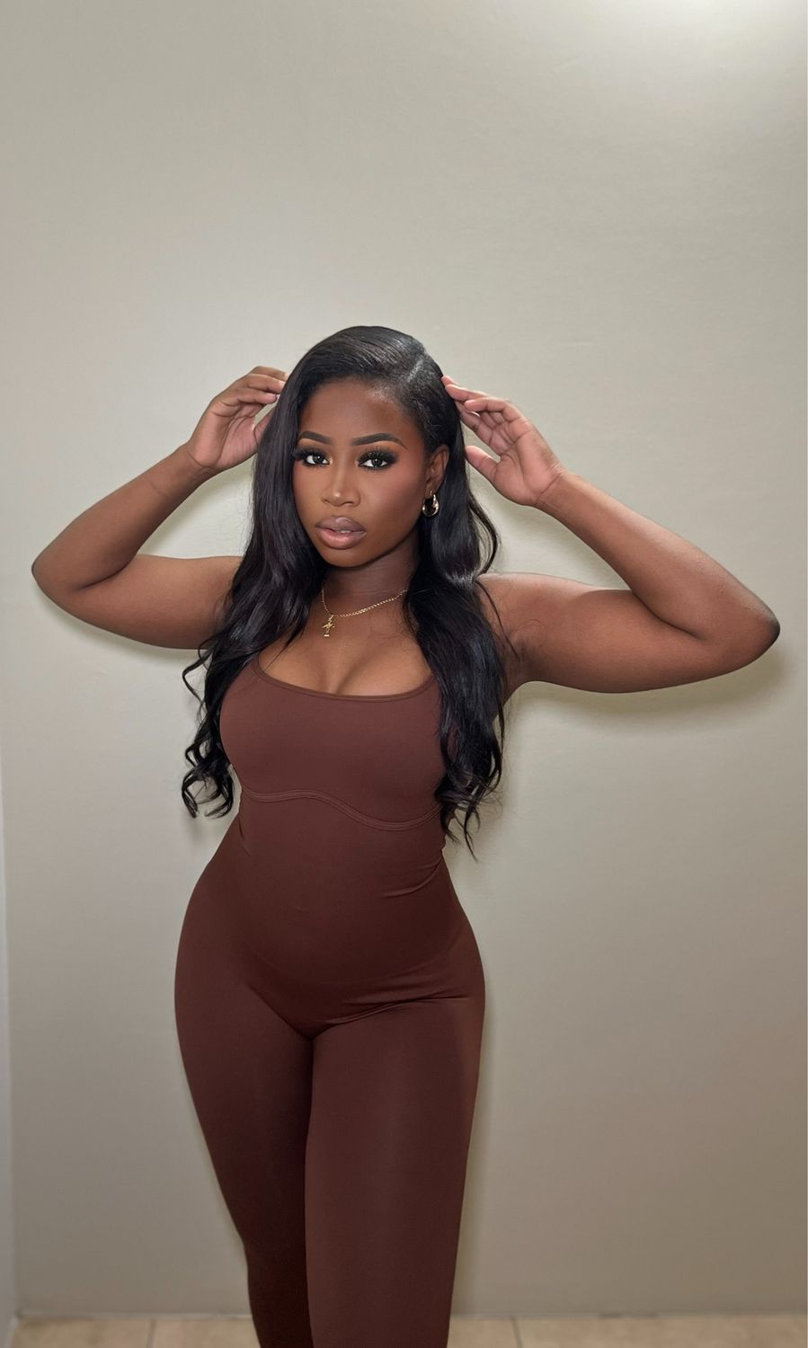 Square Neck Flared Jumpsuit