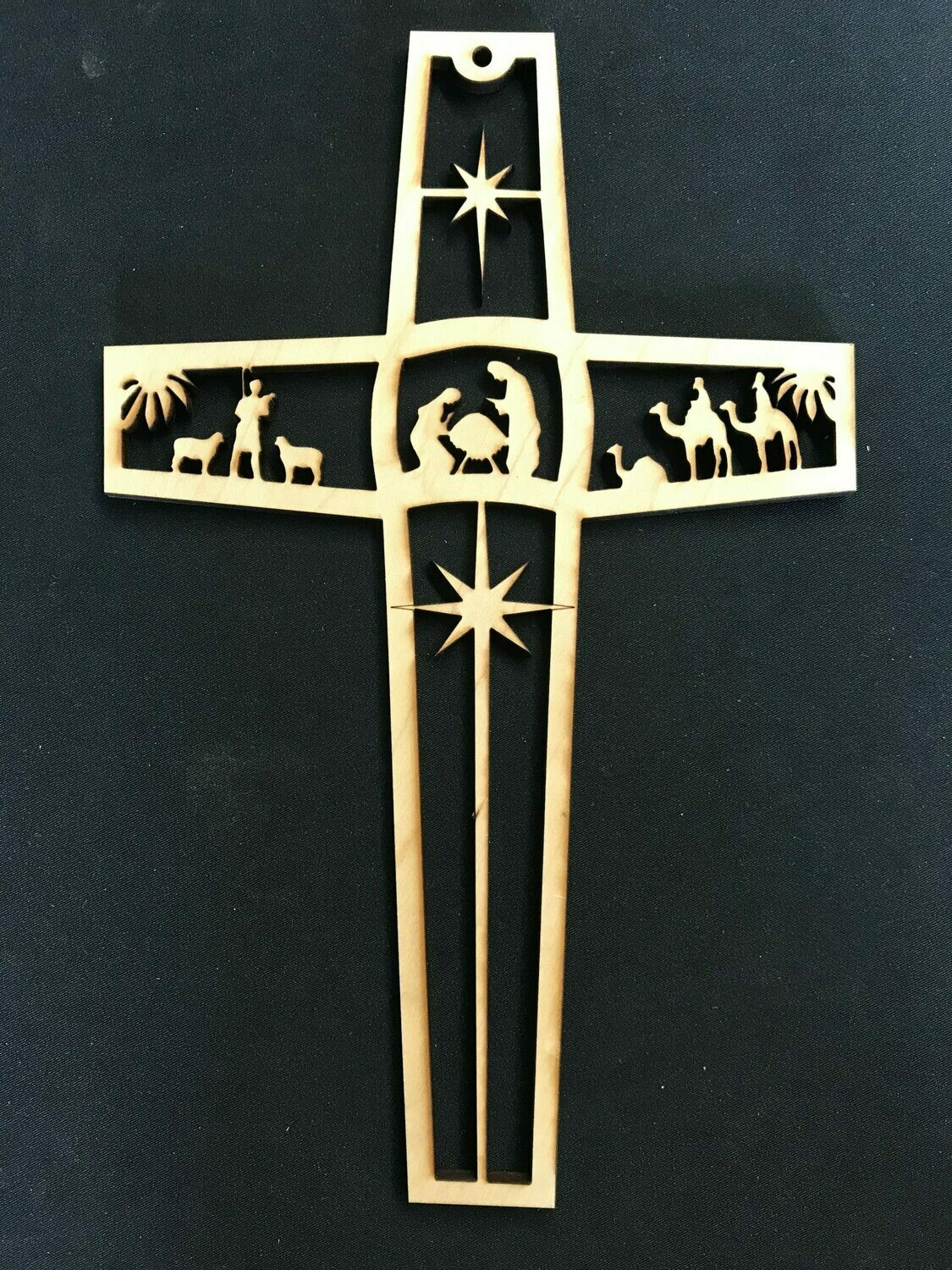 Nativity 11 Inch Crosses