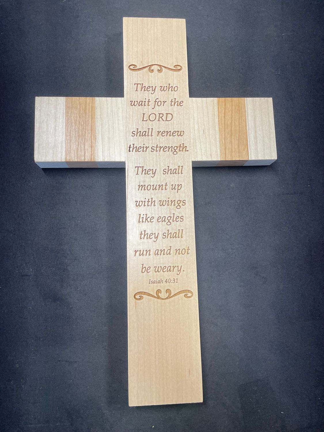 13 inch Cross with Message