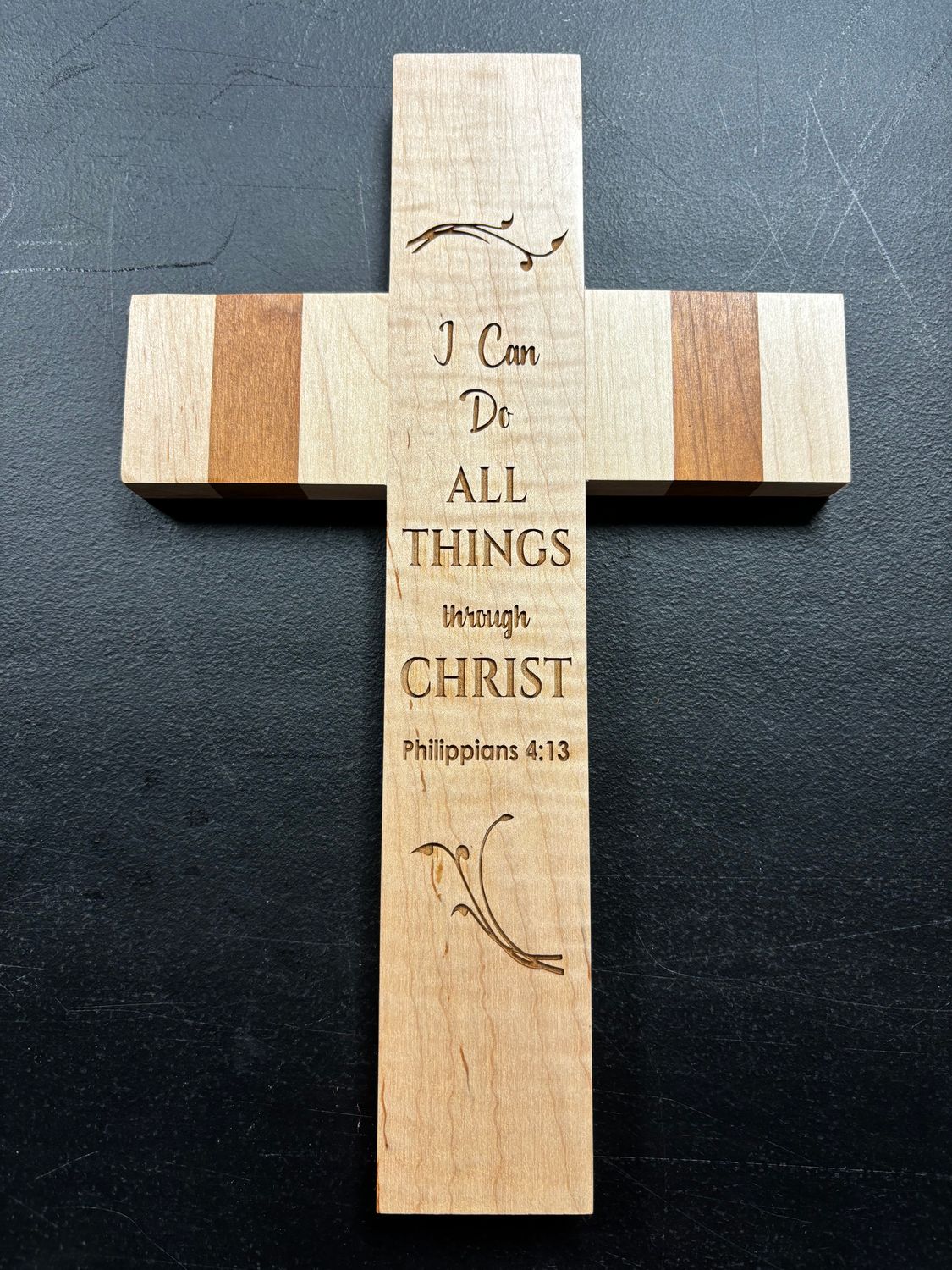 13 inch Cross with Message