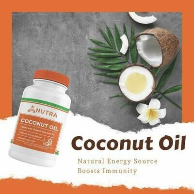 Organic Coconut Oil 60 Softgels Organic Coconut Oil 60 Softgels