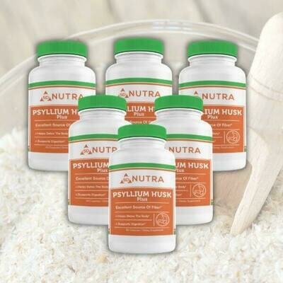 Psyllium Husk Plus 60 Caps - 6 Bottles Psyllium Husk Plus 60 Caps - 6 Bottles
