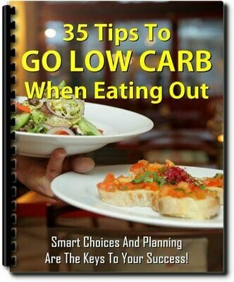 FREE Report - 35 Ways To Eat Keto When Dining Out