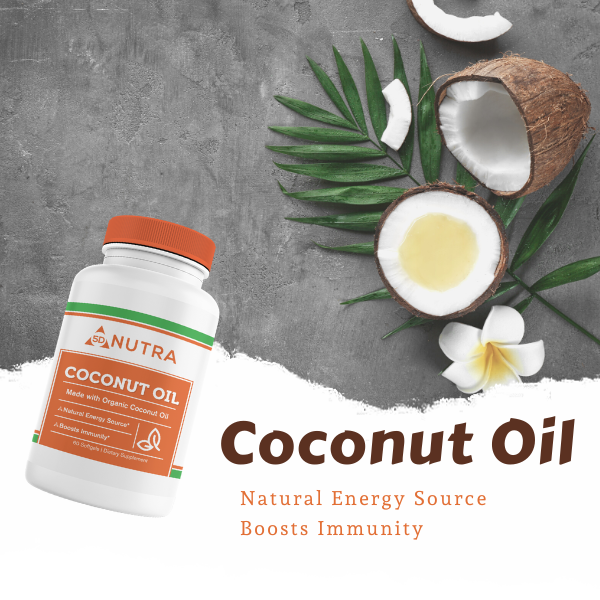 Organic Coconut Oil 60 Softgels