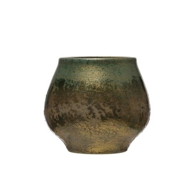 Stoneware Planter Iridescent Glaze