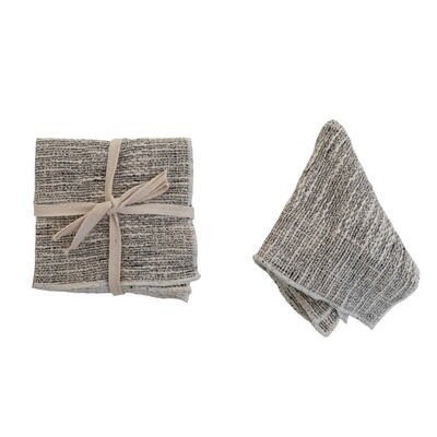 Woven Cotton Dish Clothes, set of 3